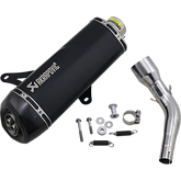 AKRAPOVIC Muffler - Black - Stainless Steel - GTS/GTV S-VE3SO9-HRSSBL
